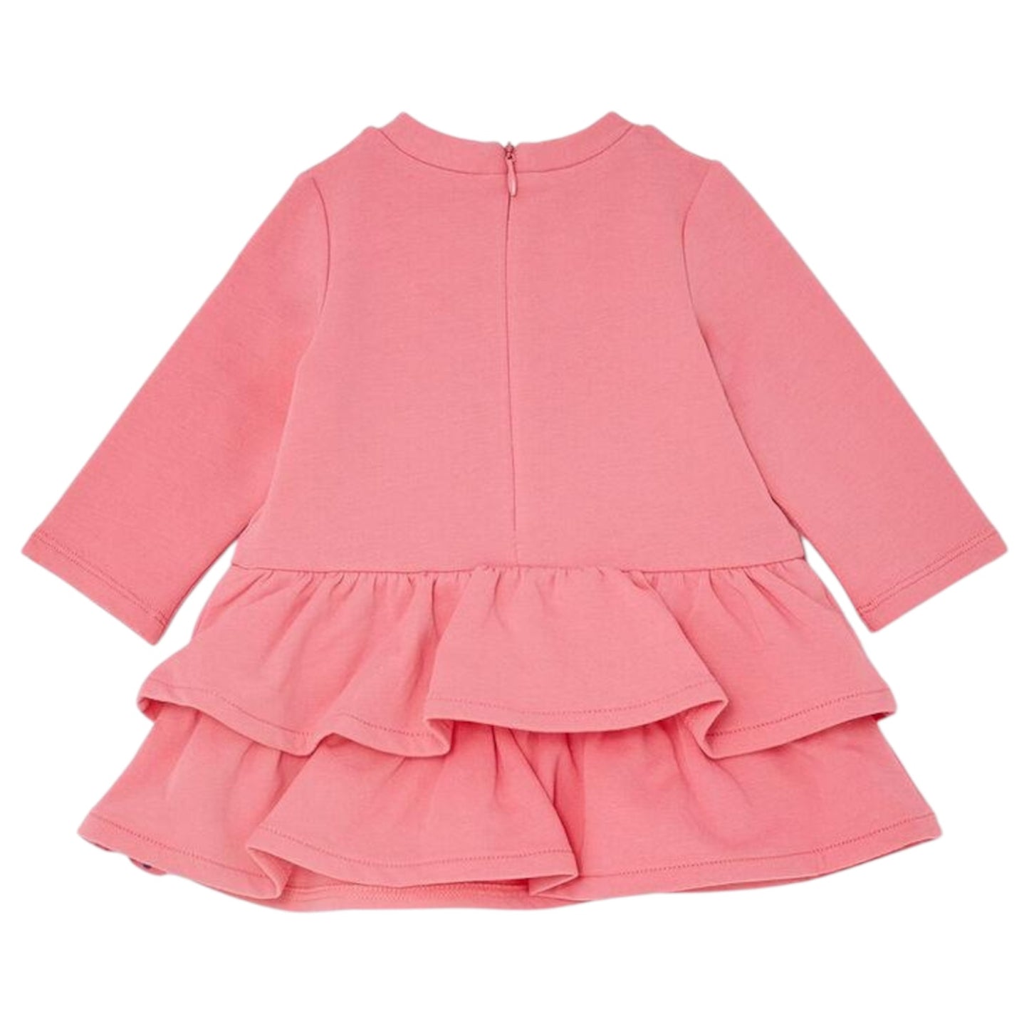 Abito in felpa di cotone con logo