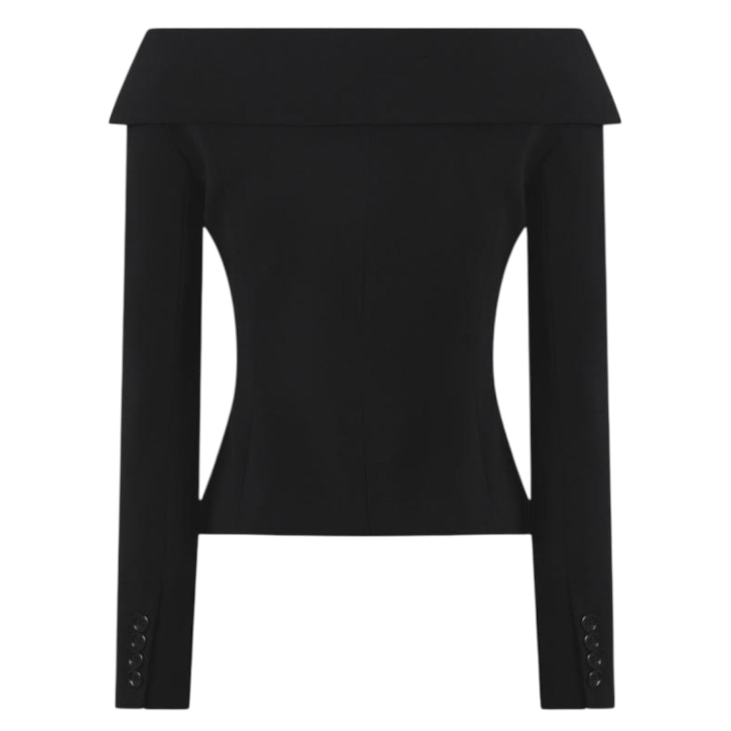 Giacca aderente con spalle scoperte