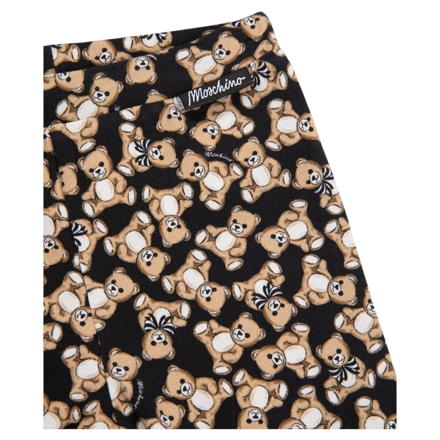 Leggings in Jersey di cotone Moschino