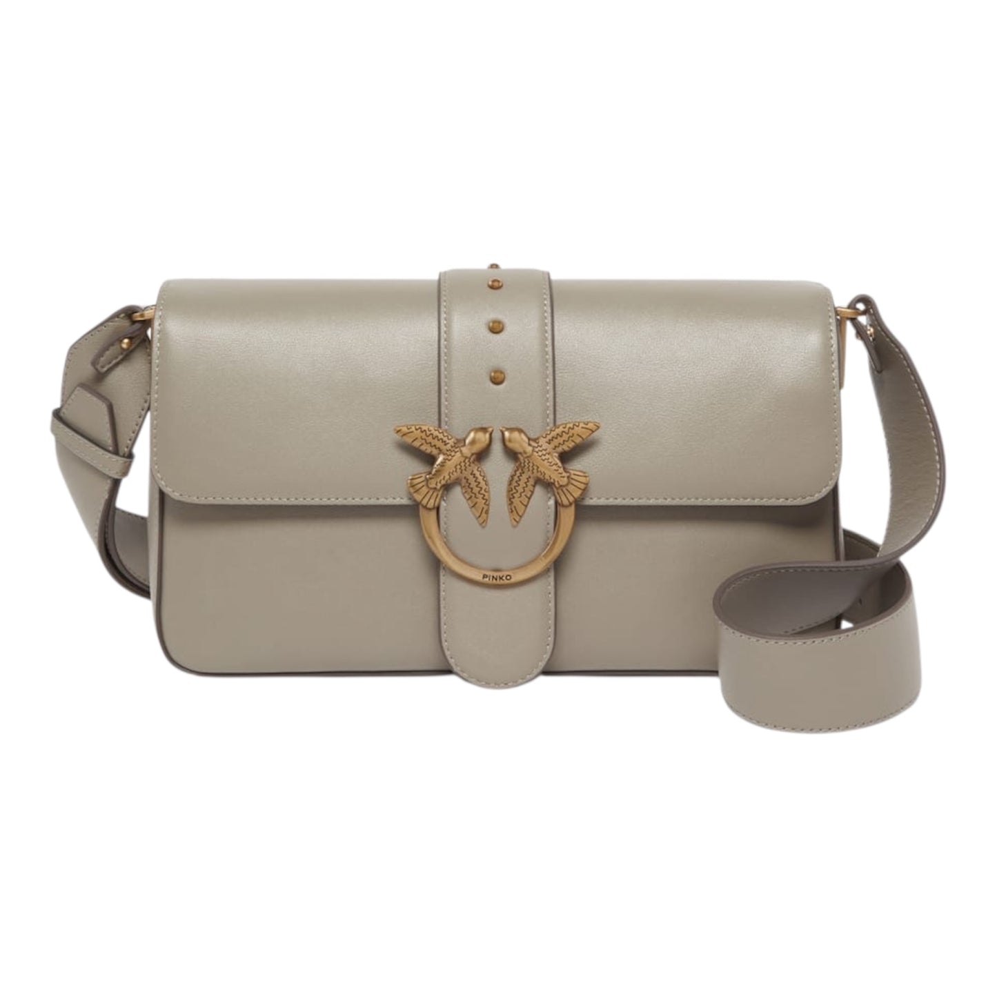 Borsa morbida a spalla Love Bag grande in pelle