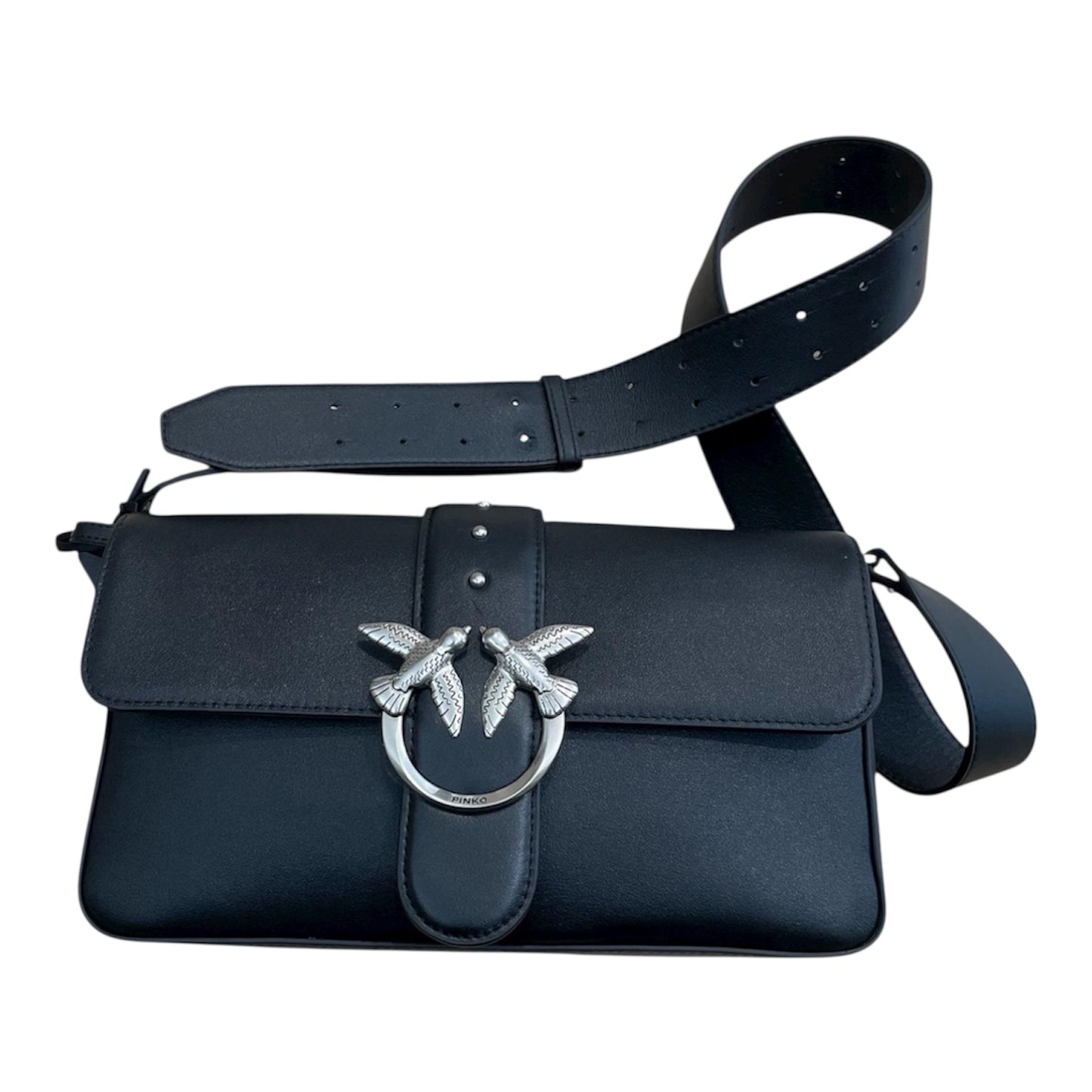 Borsa morbida a spalla Love Bag grande in pelle