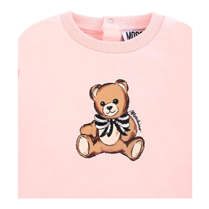 Abito in felpa di cotone Teddy Bear