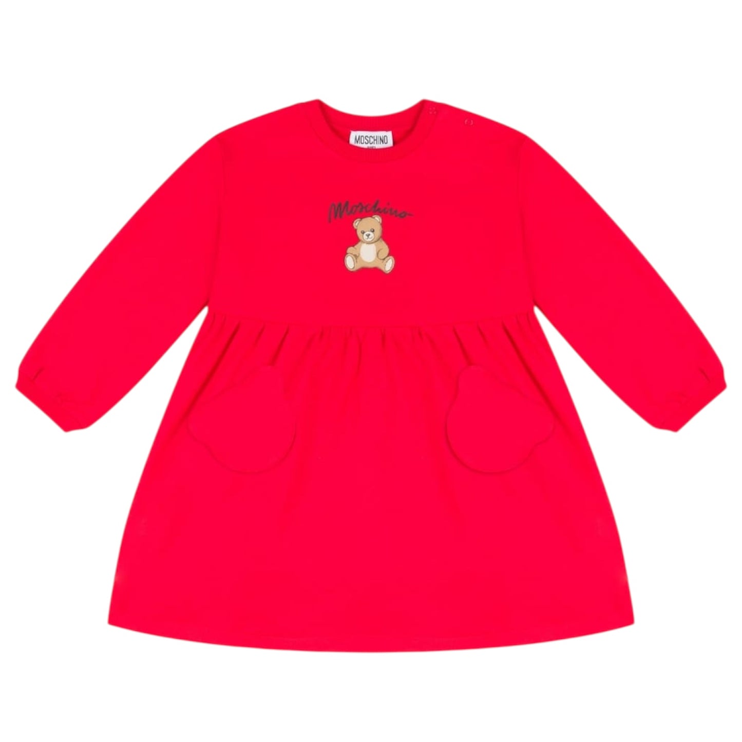 Abito in felpa di cotone Teddy Bear