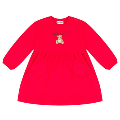 Abito in felpa di cotone Teddy Bear