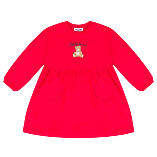 Abito in felpa di cotone Teddy Bear