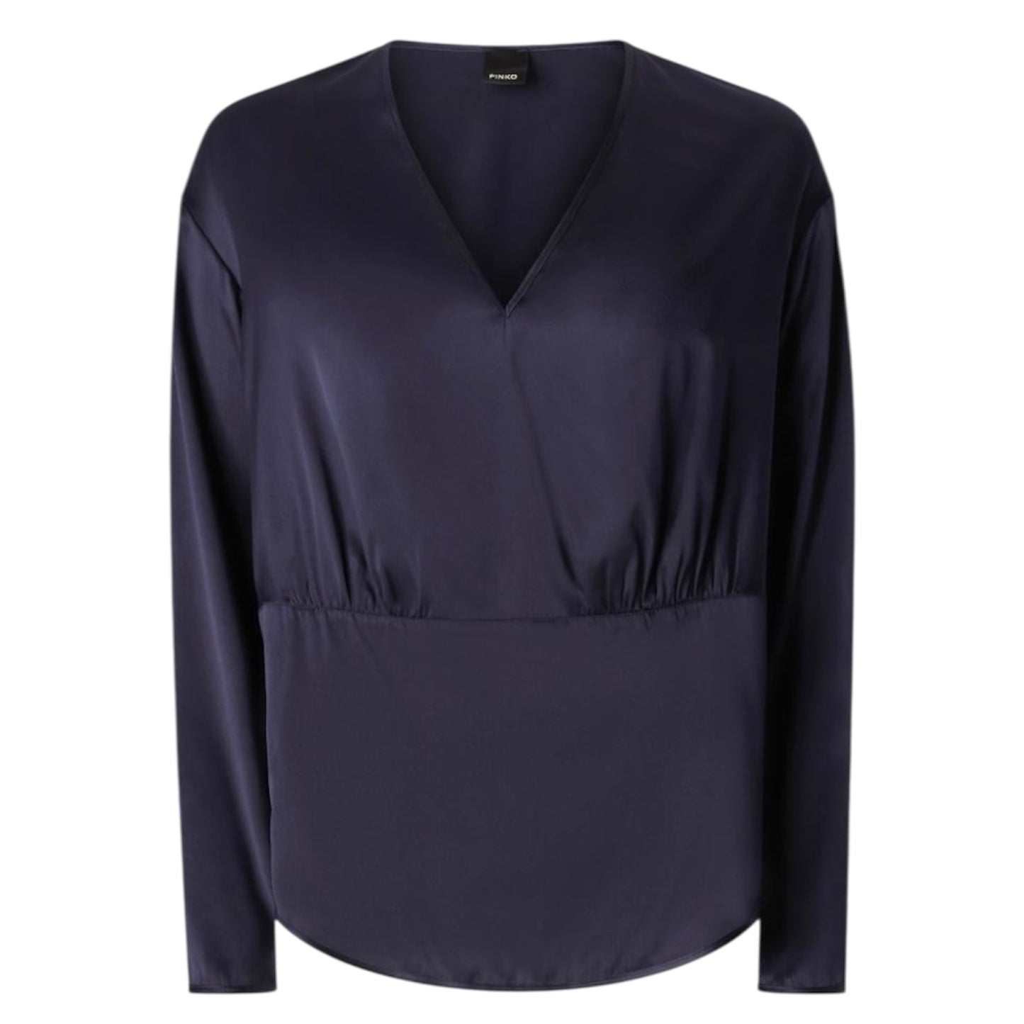 Blusa in satin stretch