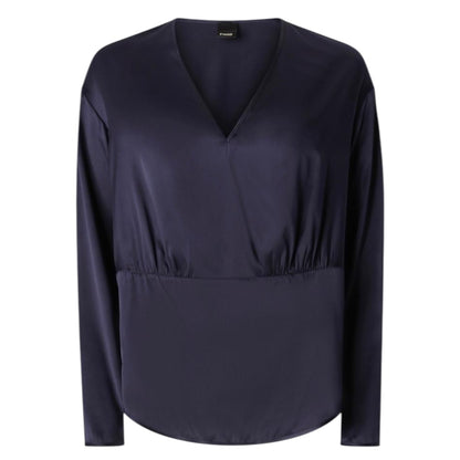 Blusa in satin stretch