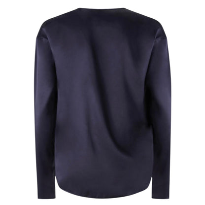 Blusa in satin stretch