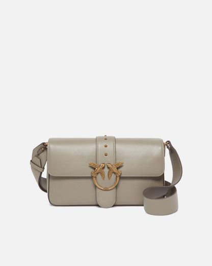 Borsa morbida a spalla Love Bag grande in pelle