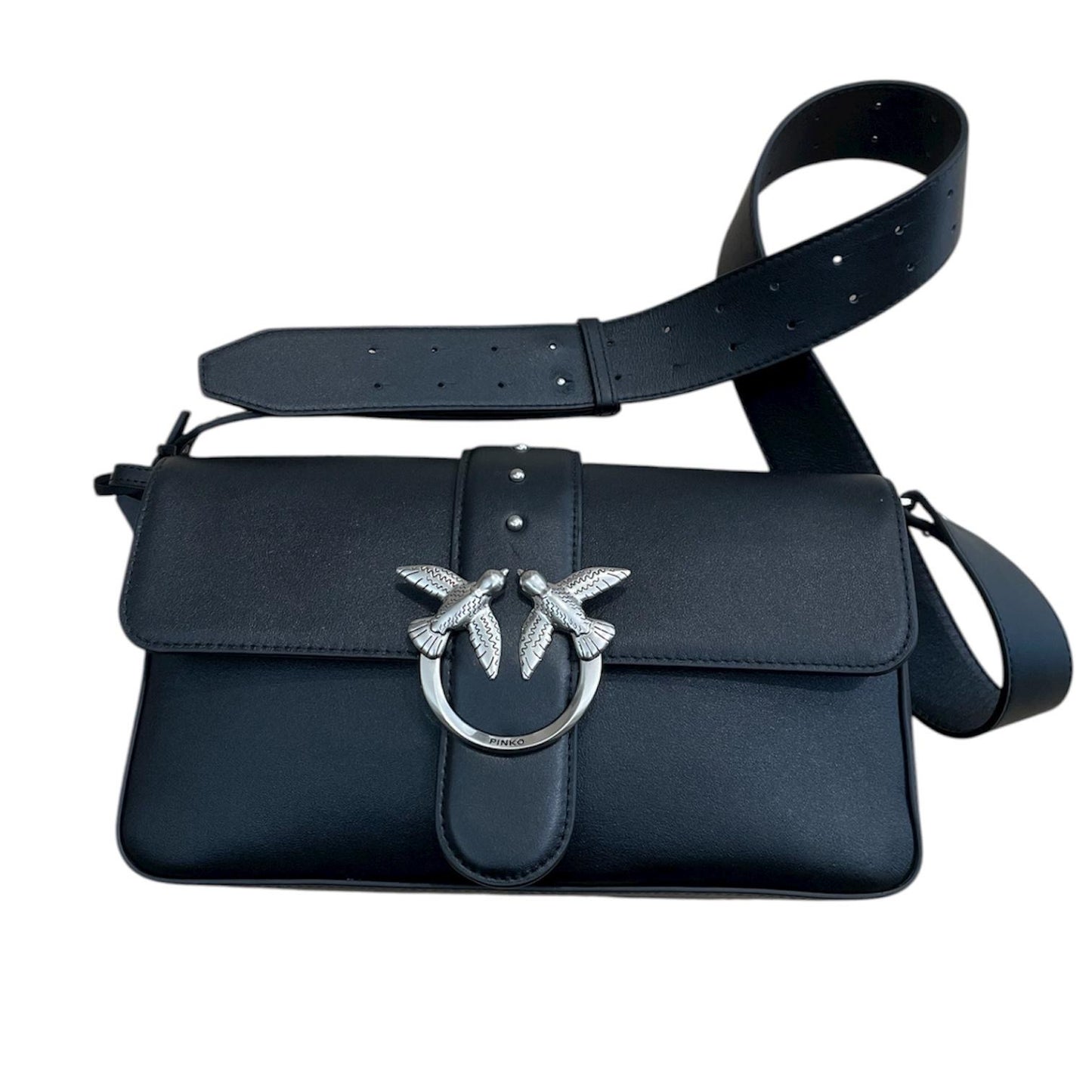 Borsa morbida a spalla Love Bag grande in pelle