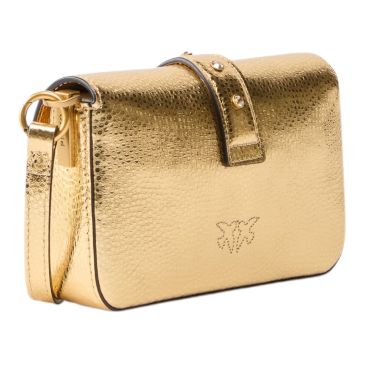 Borsa a spalla baby Love Bag One Slouchy in pelle laminata