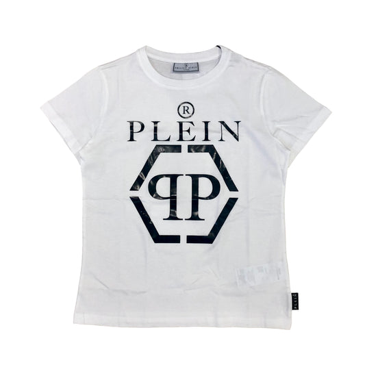 T-shirt con stampa logo PP