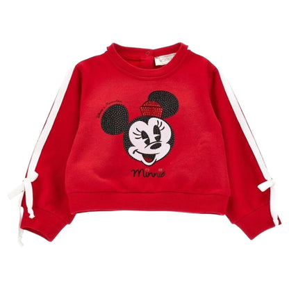 Felpa Minnie con fiocchi Monnalisa