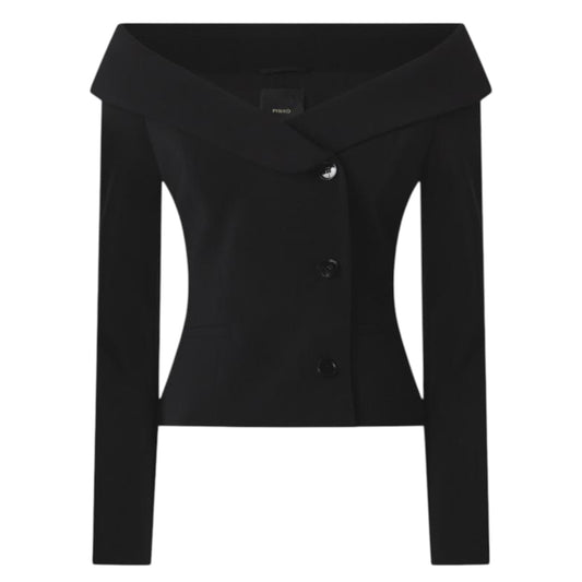 Giacca aderente con spalle scoperte