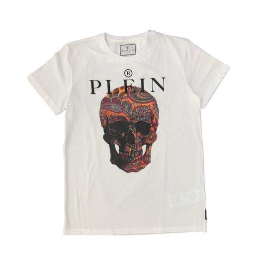 T-shirt paisley skull Plein