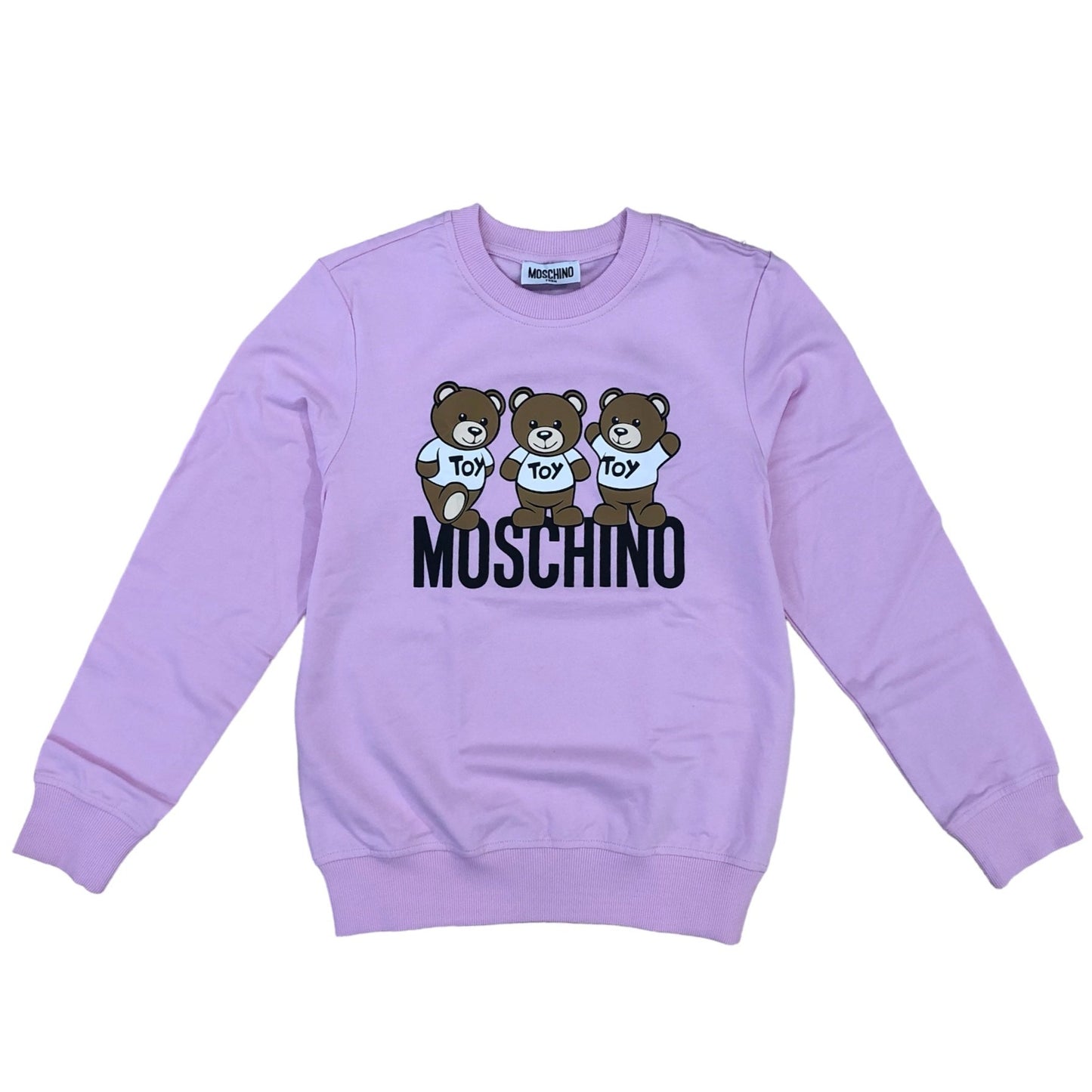 Felpa girocollo orsi logo Moschino