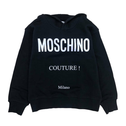 Felpa con cappuccio Moschino couture