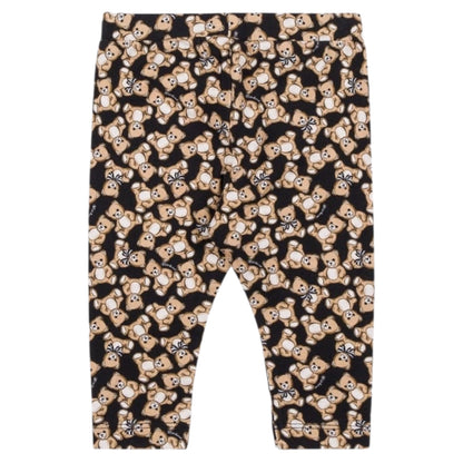 Leggings in Jersey di cotone Moschino