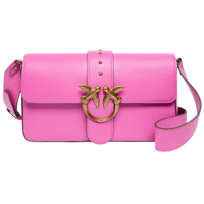 Borsa morbida a spalla Love Bag grande in pelle