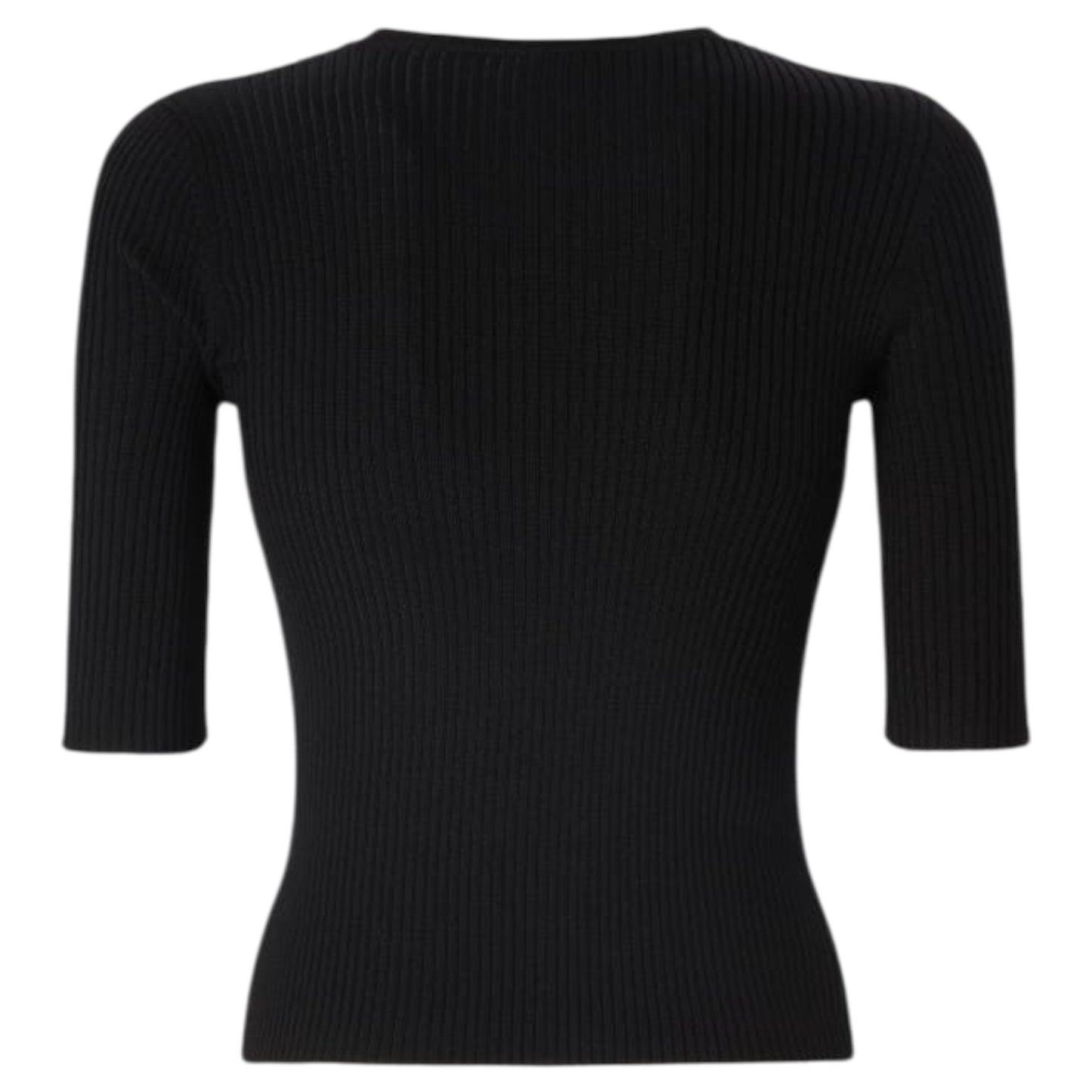 Maglia a costine logo Love Birds in trasparenza