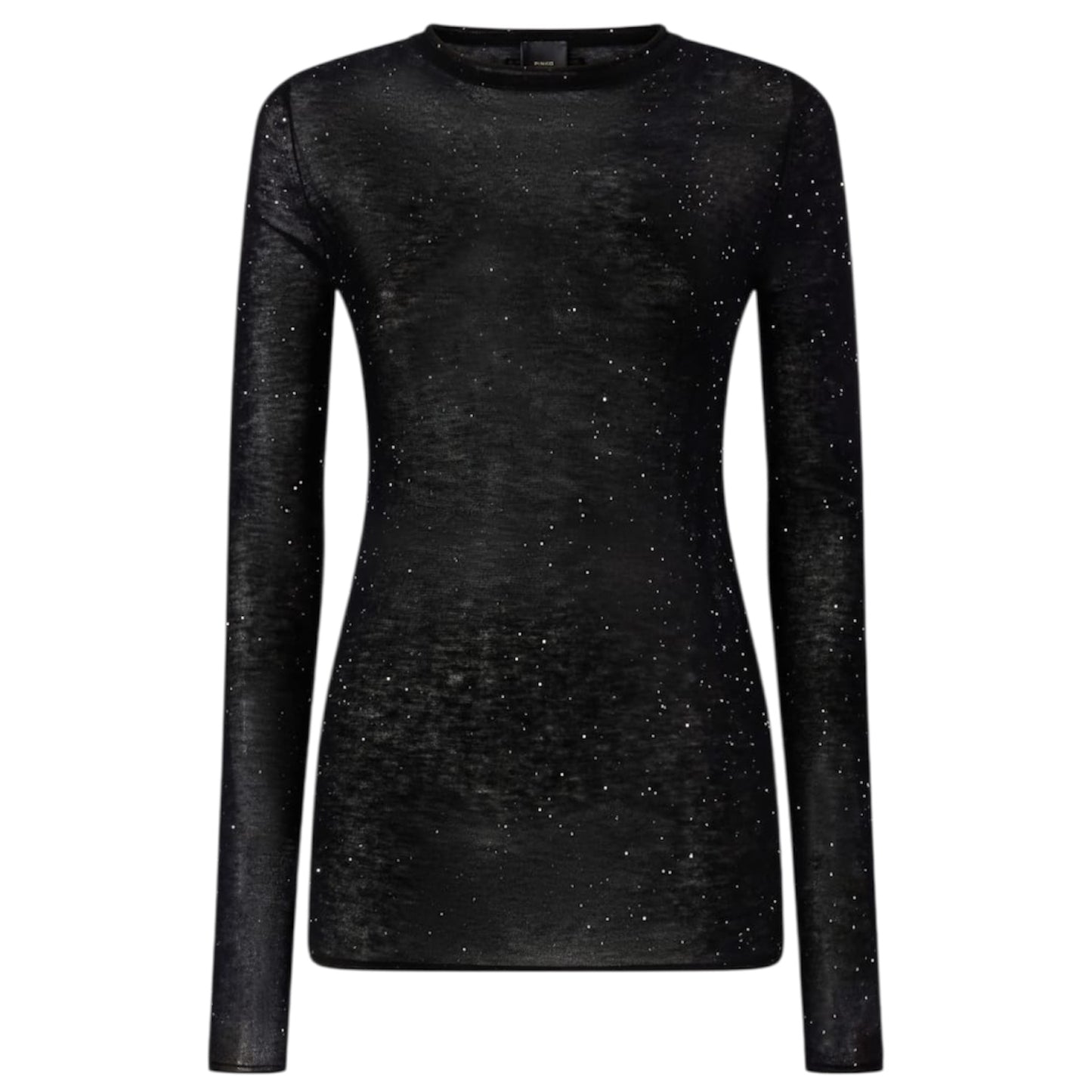 Maglia girocollo con paillettes