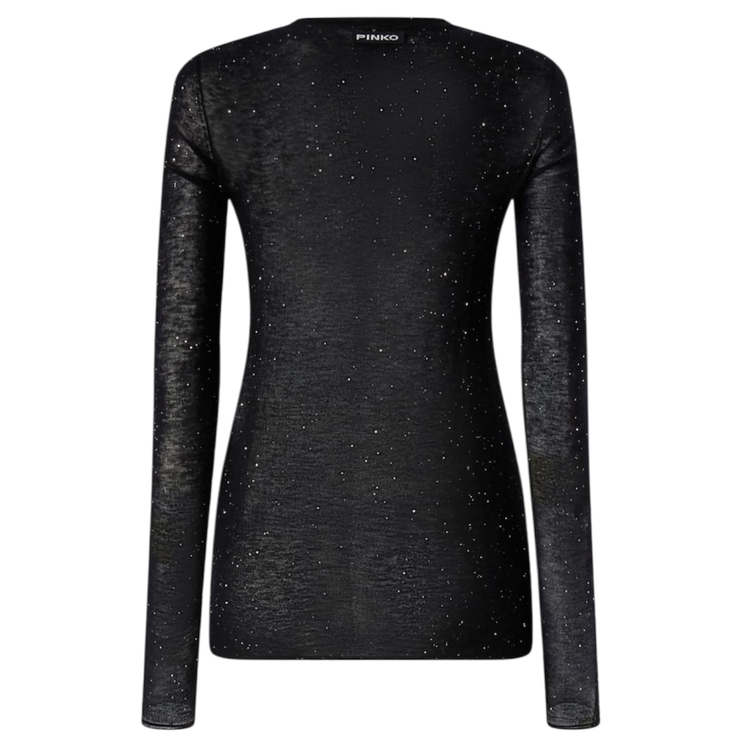 Maglia girocollo con paillettes