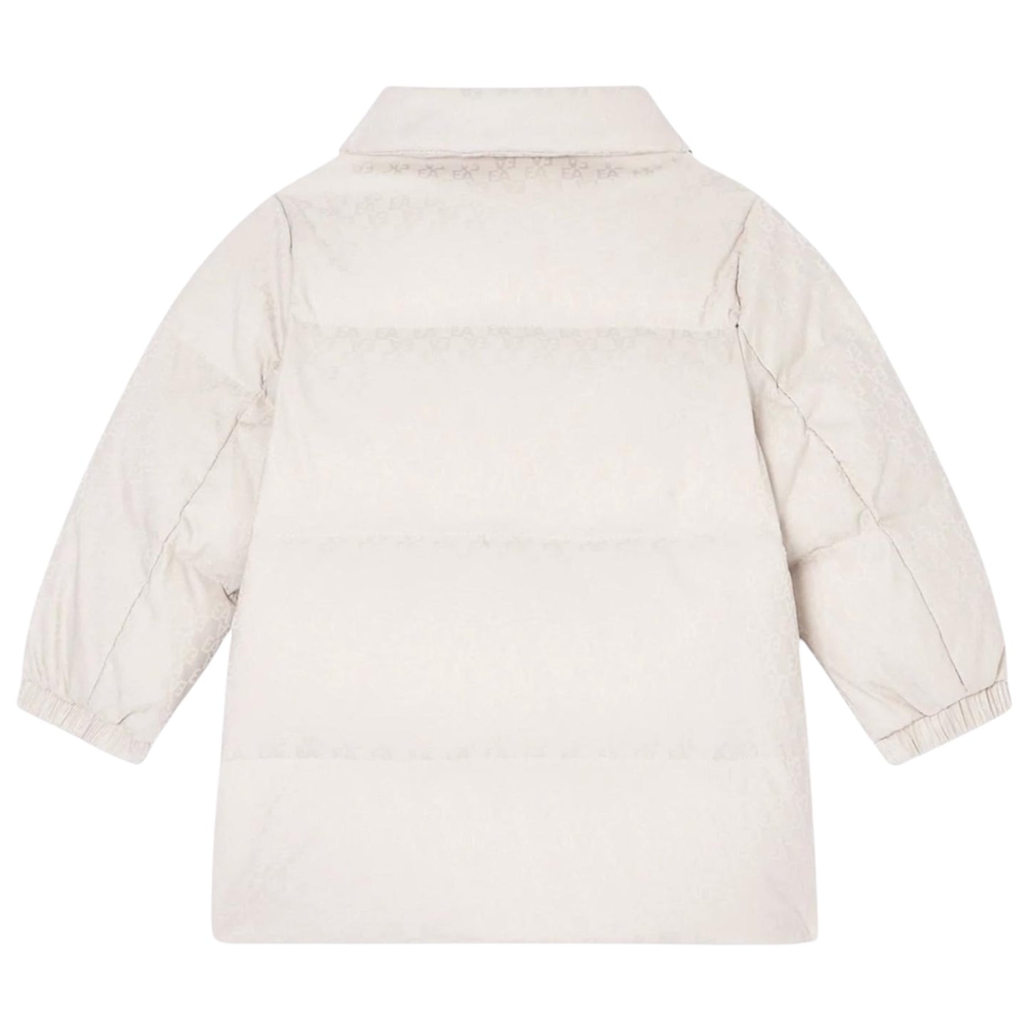 Piumino jacquard logo all over Emporio Armani