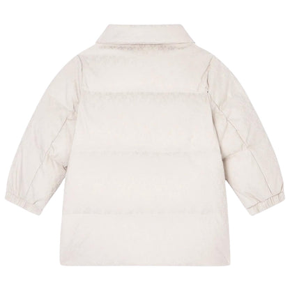 Piumino jacquard logo all over Emporio Armani