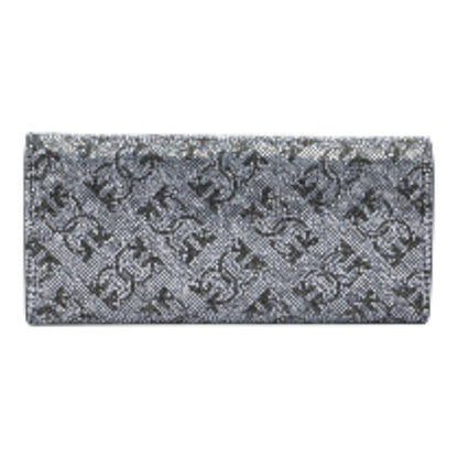 Portafoglio in pelle full strass con tracolla