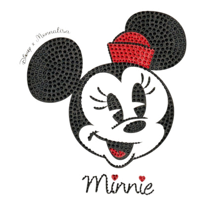 T-shirt Minnie strass in jersey Monnalisa