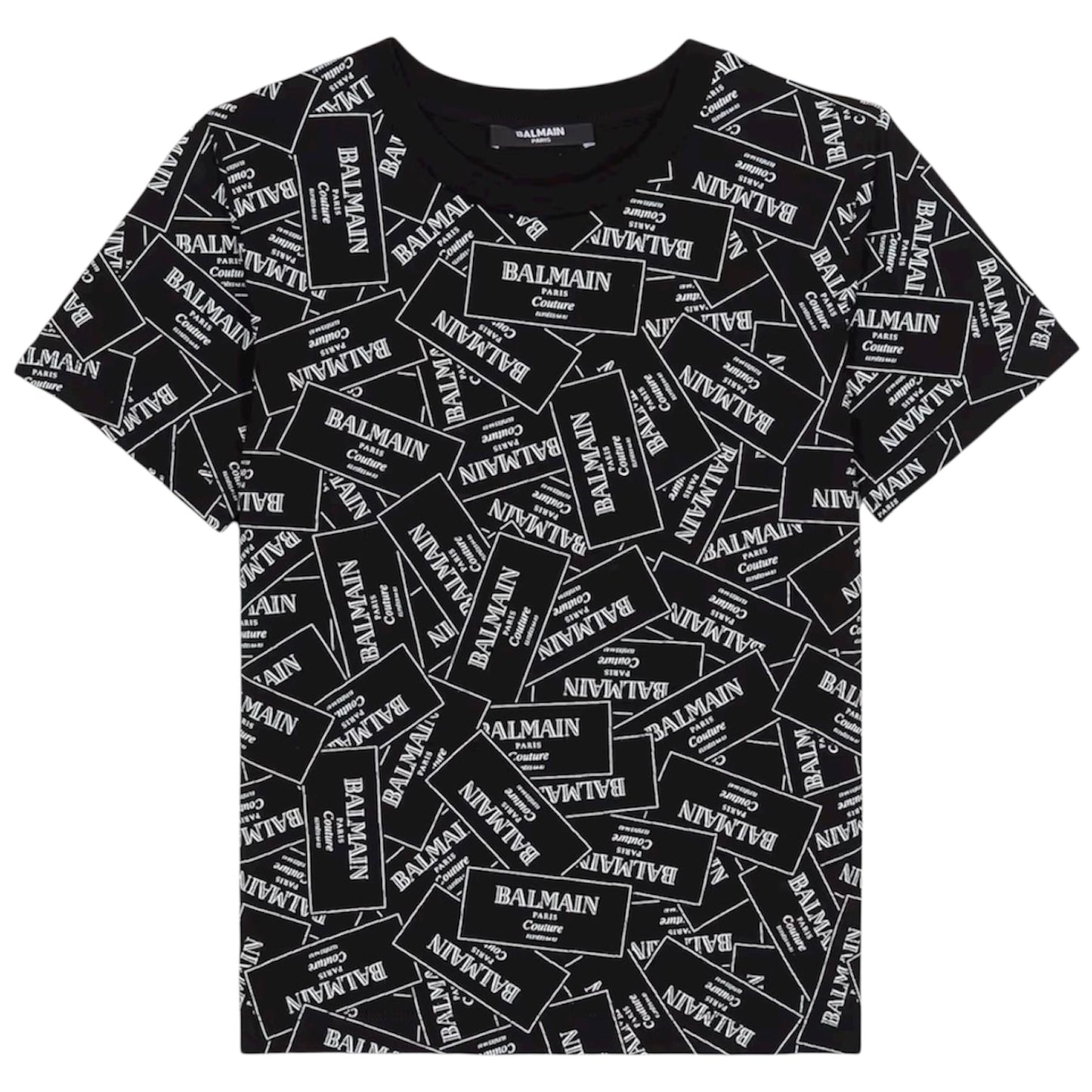 T-shirt con stampa all-over Balmain Couture