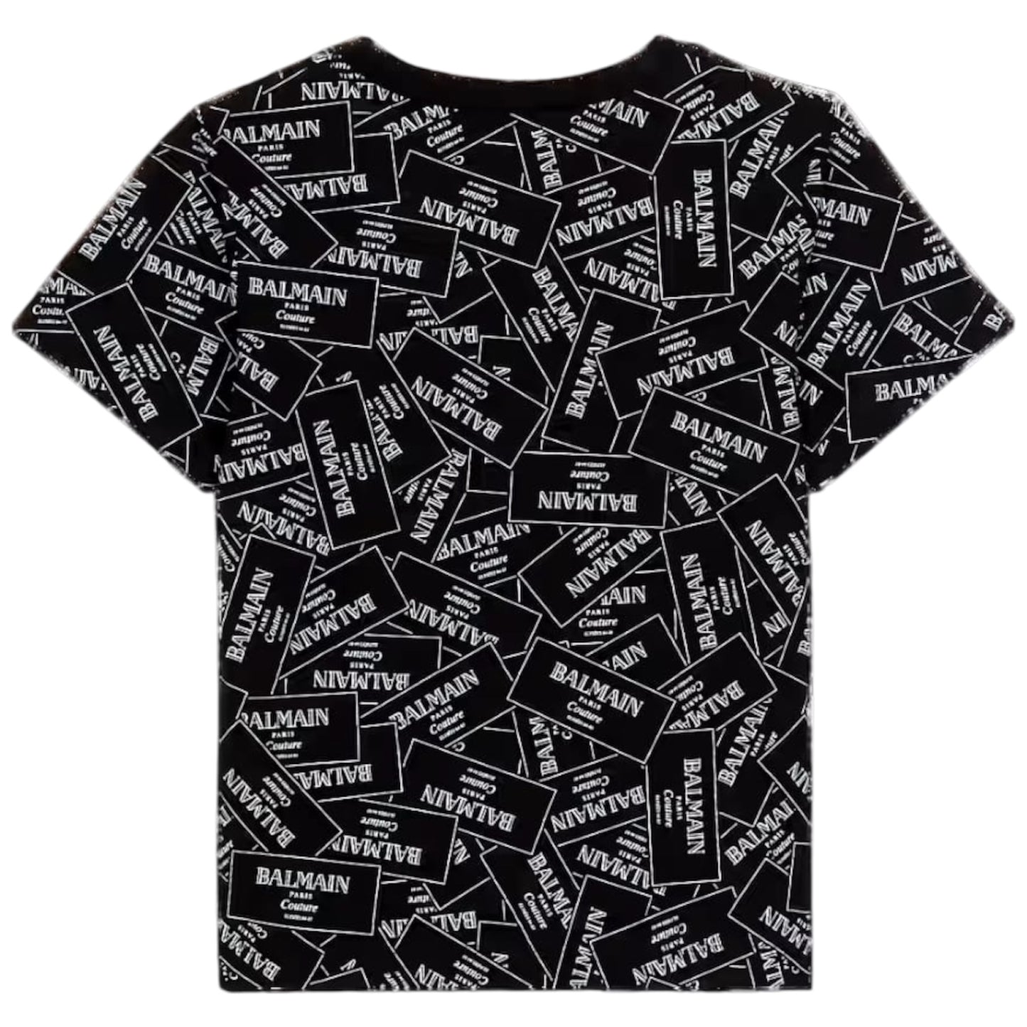 T-shirt con stampa all-over Balmain Couture