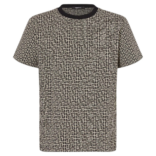 T-shirt logo jacquard Balmain