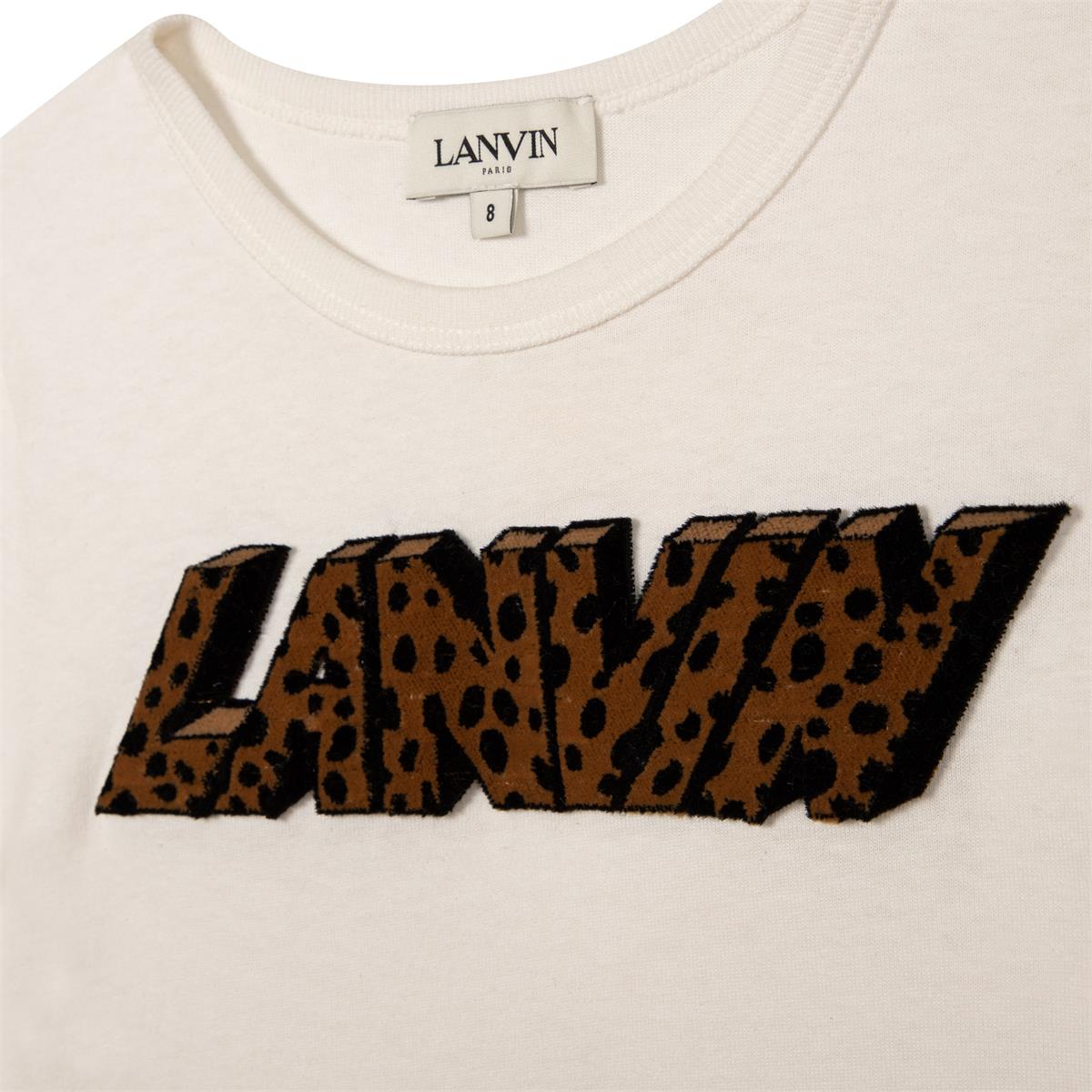 Maglietta fancy logo leopard